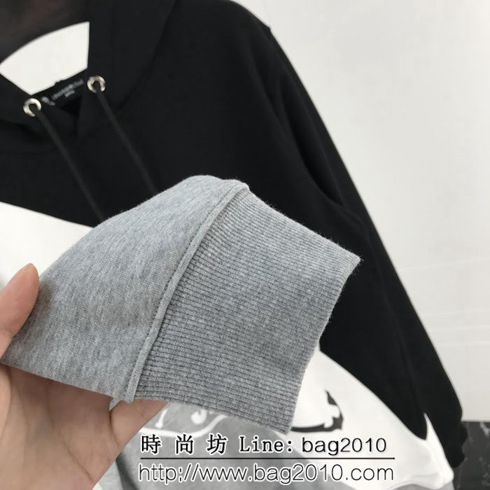 MMJ 18FW最新款 拼接撞色 純棉薄絨 連帽男款衛衣 ydi1340